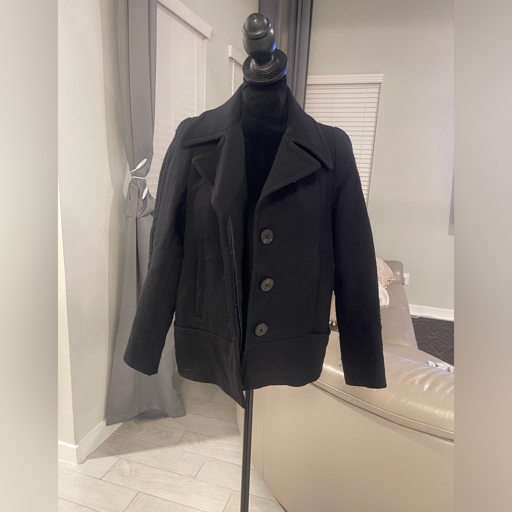 Dries van noten 100% wool pea coat M - Picture 2 of 8